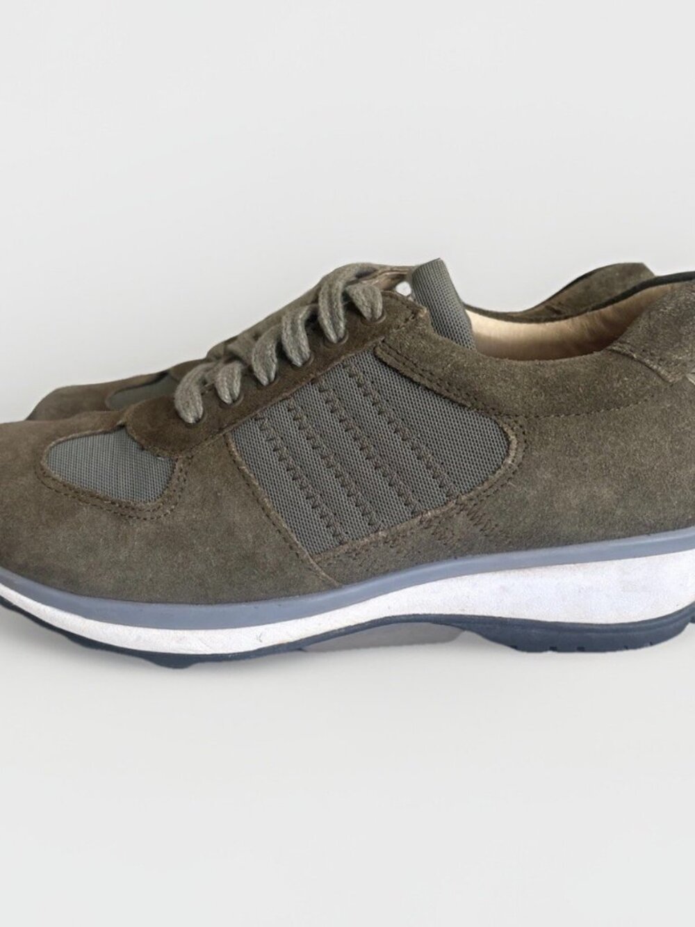 Xsensible Stretchwalker Suede Green Comfort Walking Shoes EU 38 US 8 $275!